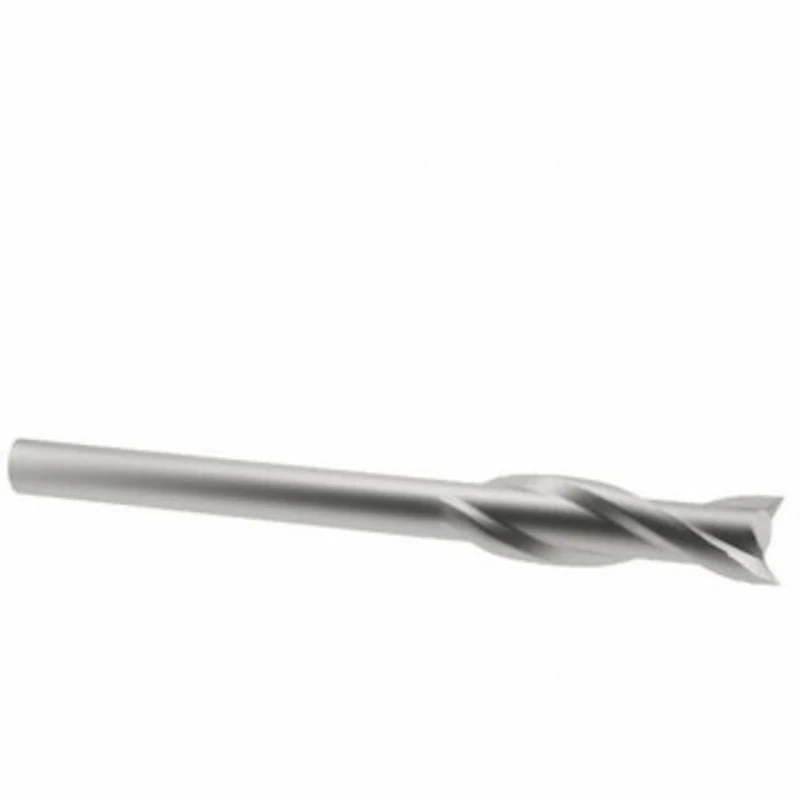 KYOCERA SGS 3/16, 3/4 LOC, 3/16 Shank Diam, 2-1/2 OAL, 2 Flute, Solid Carbide Square End Mill Single End, Uncoated, S...